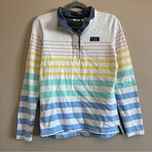 L.L. Bean Multicolor Striped Sweatshirt